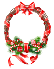 wreath for christmas clipart
